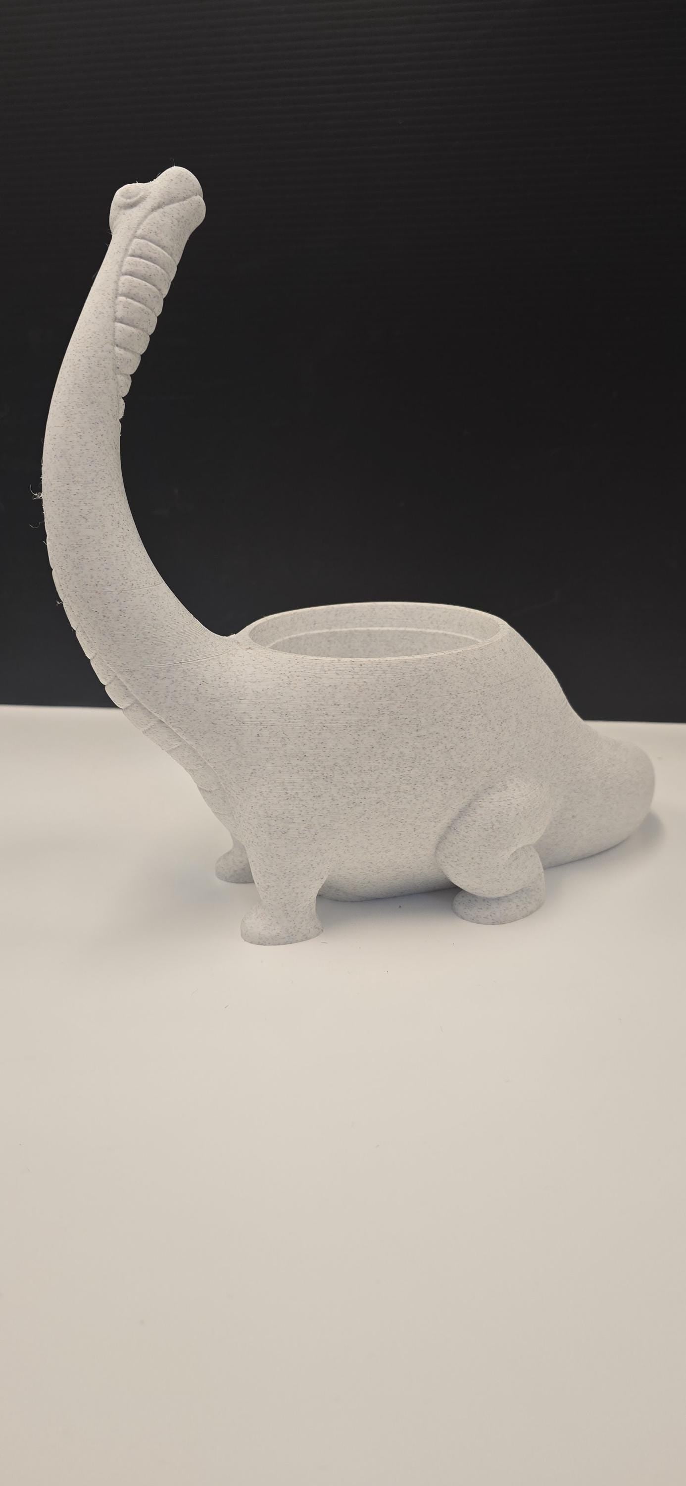 Sandstone textured Brontosaurus Planter