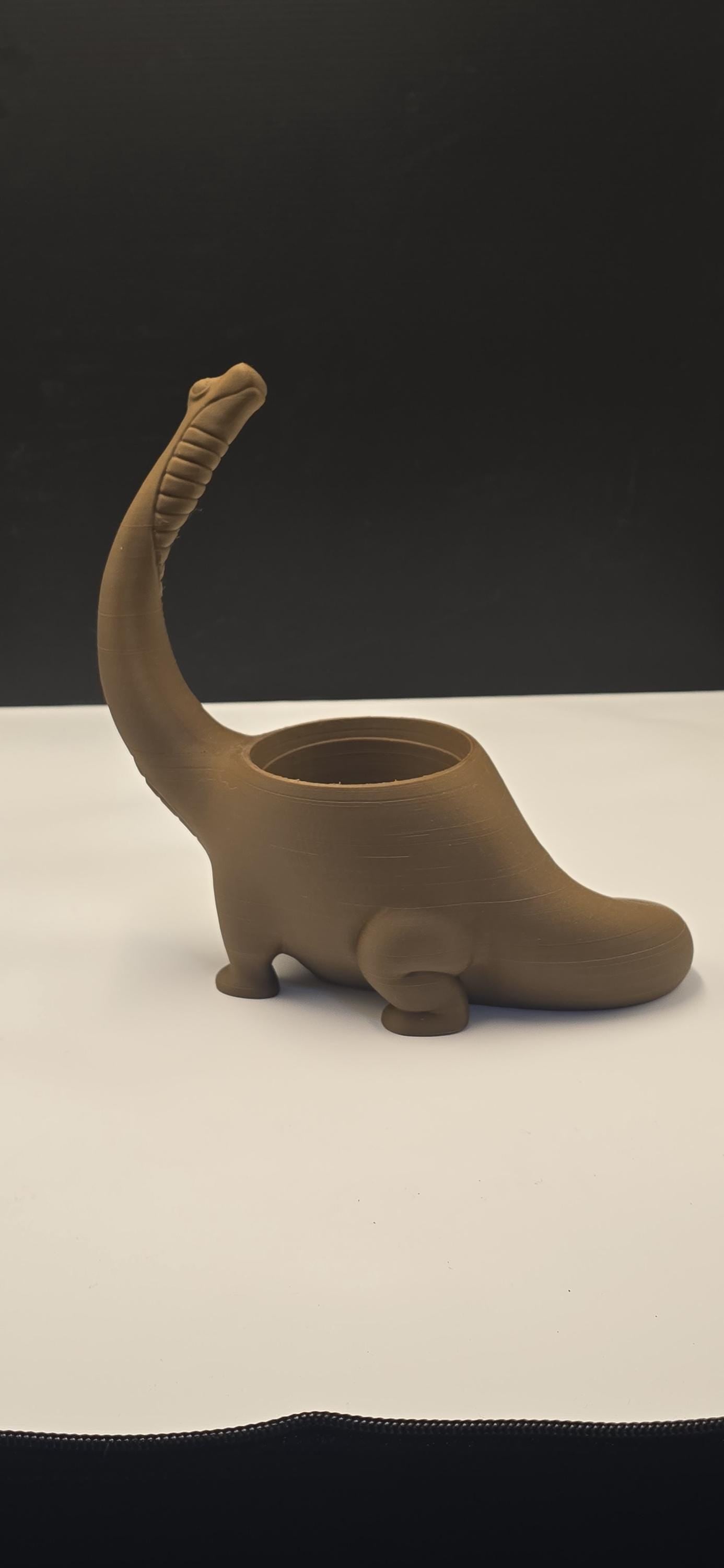 Sandstone textured Brontosaurus Planter