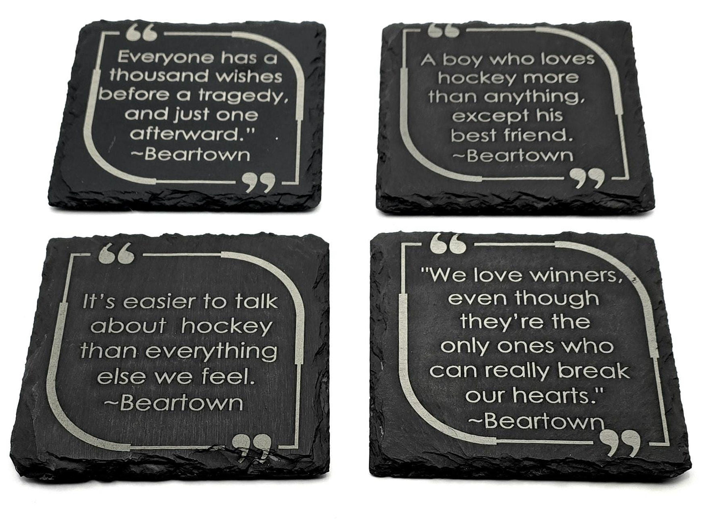 Echoes of Bear Town: Slate Coasters