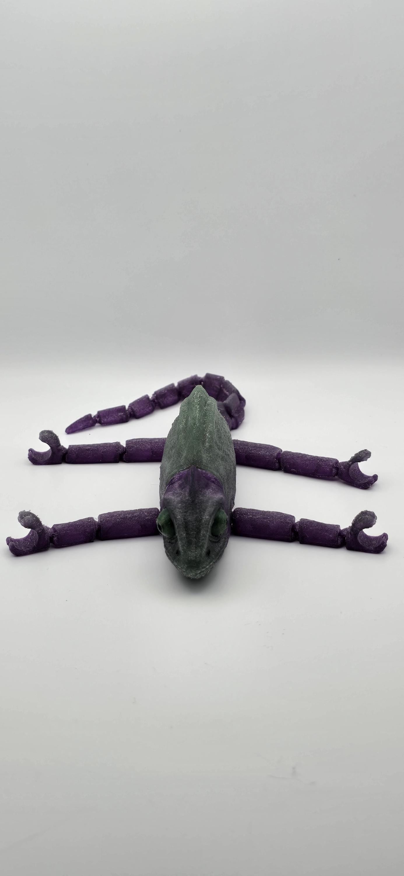 bendable stretchable articulated chameleon