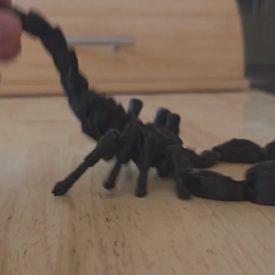 Rubber articulated scorpion