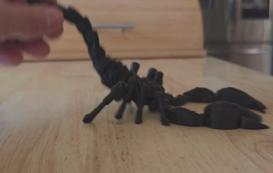 Rubber articulated scorpion